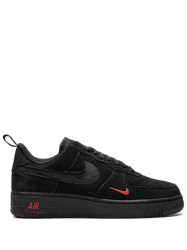 Nike Air Force 1 Low "Multi Swoosh Black/Crimson"