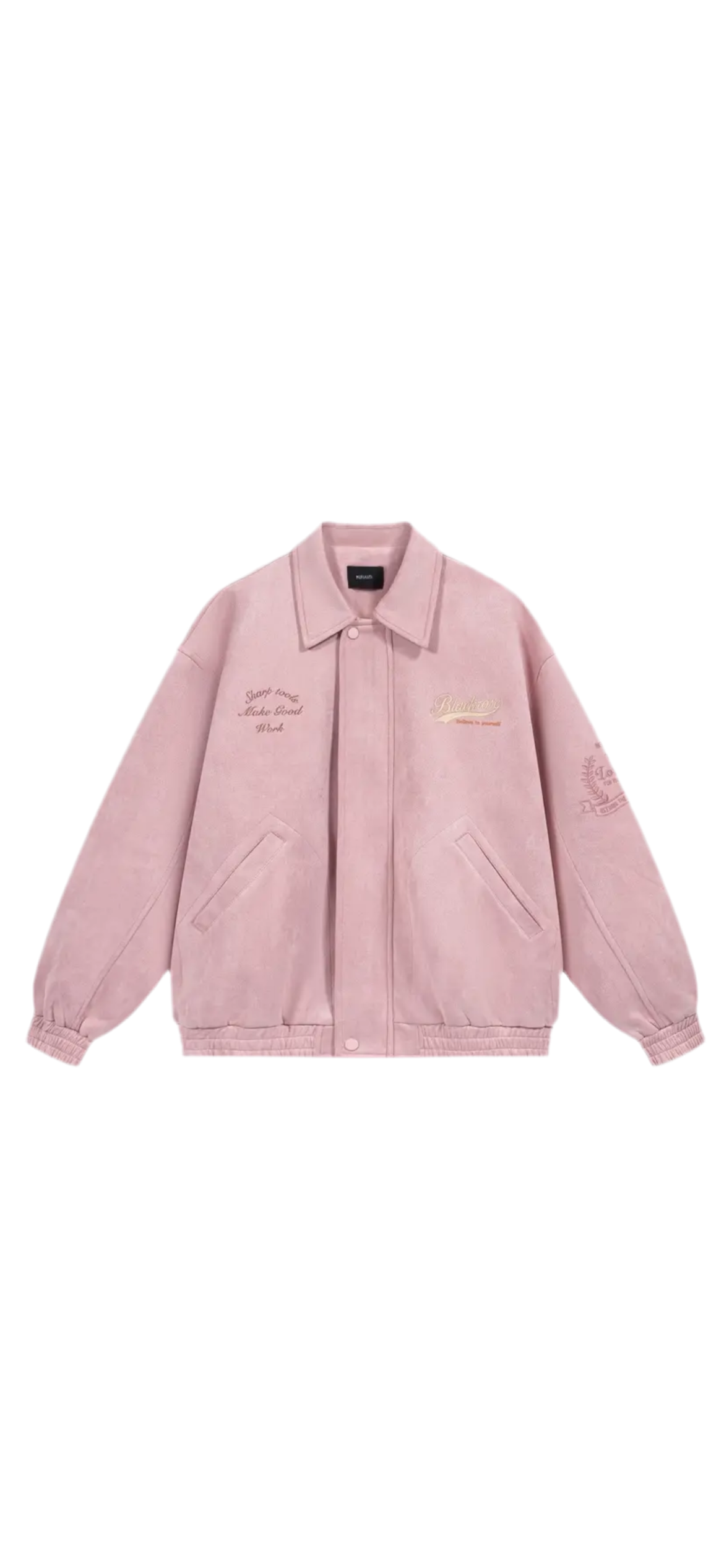 Rosé Noir Embroidered Jacket