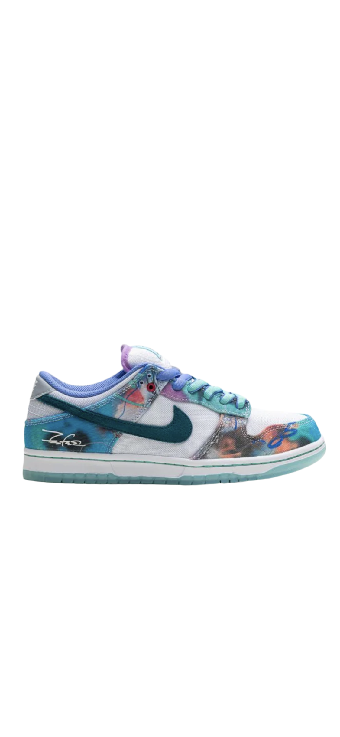 Nike x Futura Laboratoires SB Dunk Low “Bleached Aqua”